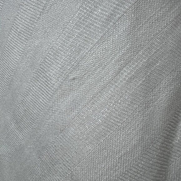 THEORY Midi Skirt White Woven Faux Wrap A Line Herring Linen Blend Size 8 - Picture 13 of 16